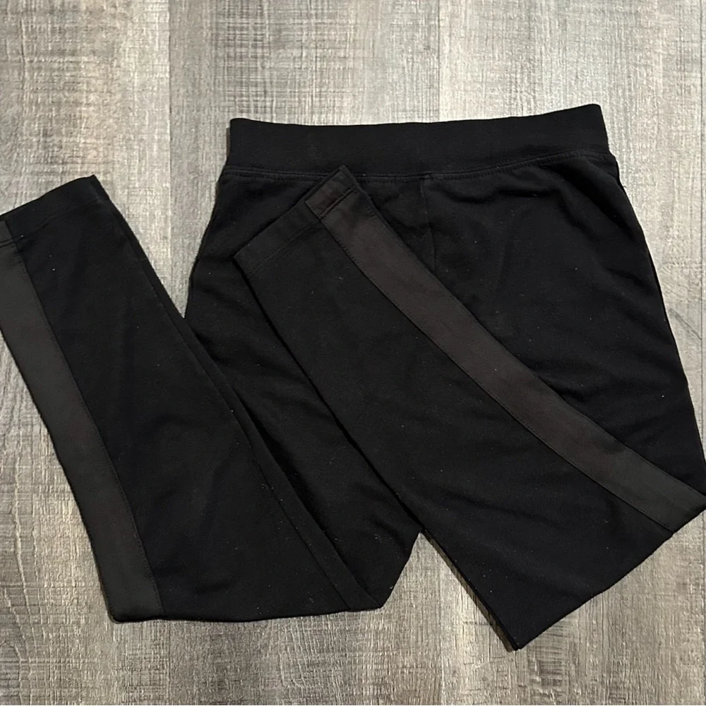 💞 Little Girls Size 8 Black Knit Leggings